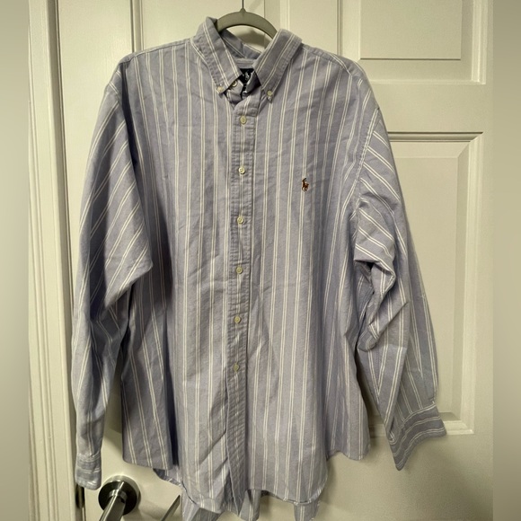 Ralph Lauren Other - Excellent used condition men’s 18 neck Ralph Lauren striped button up